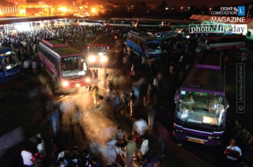 Home Calling by Achintya Guchhait - Photojournalism, Motion Photography, Photography Awards, Photo of the Day, Light & Composition University