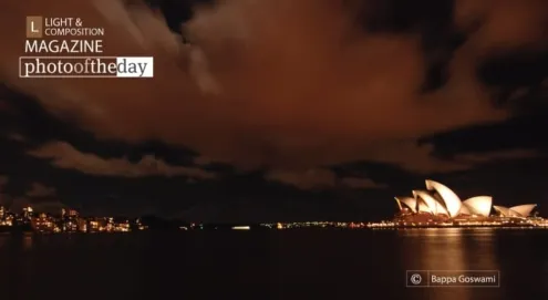 Sydney Opera House at Night, by Bappa Goswami - Night Photography, Photography Awards, Photo of the Day, Sydney Opera House, Bappa Goswami