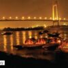 The Golden Bridge at Kolkata, by Achintya Guchhait - Night Photography, Award Winning Photography, Kolkata Photography, Photo of the Day, Achintya Guchhait