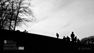 Evening Silhouette by Ajit Chouhan