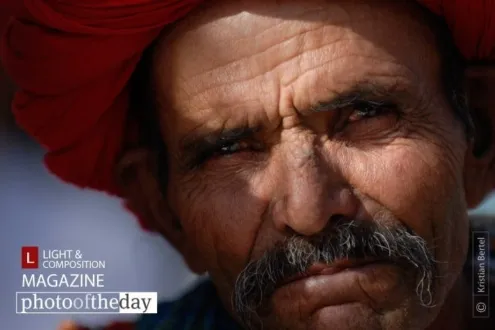 Man in India, by Kristian Bertel - Portrait Photography, Photojournalism, India Photography, Award Winning Photo, Kristian Bertel