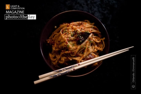 Spicy Fettuccine, by Orlando J Emmanuelli - Food Photography, Photojournalism, Photography Awards,  Award Winning Photography, Orlando J Emmanuelli