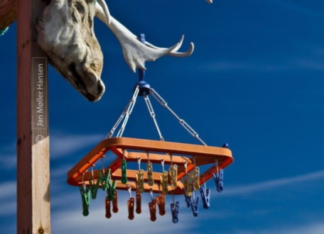 Greenlandic Drying Rack, by Jan Møller Hansen - Travel Photography, Photojournalism, Documentary Photography, Greenland, Uummannaq