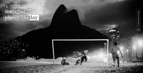Ipanema Night Soccer, by Cameron Cope - Night Photography, Photojournalism, Award Winning Photography,  Photography Awards, Travel Photography