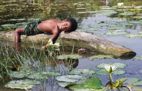 Young Dreams Along the Rail Tracks by Shahnaz Parvin