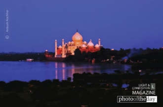 Taj Mahal Night by Ankush Kochhar