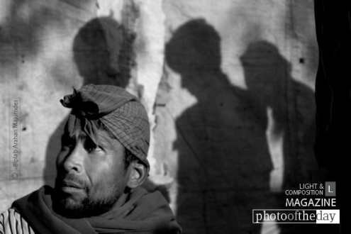 Gossiping of the Shadows, by Biplab Arahan Majumder - Photojournalism, Black and White Photography, Documentary Photography, Photography Awards, Light & Composition University