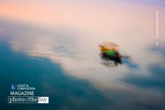 River Painting by Swaroop Singha Roy