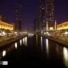 Qanat al Qasba Mosque by Joy Dasgupta - Night Photography, Award Winning Photography, Photo of the Day, Mosque Photography, Sharjah Photography