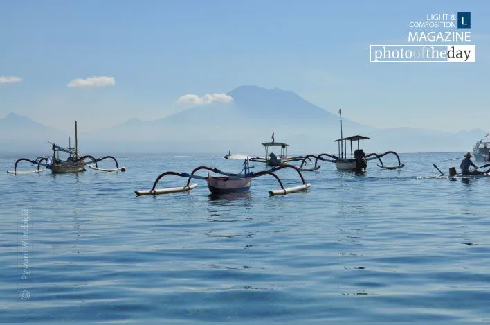 Balinese Boats by Ryszard Wierzbicki