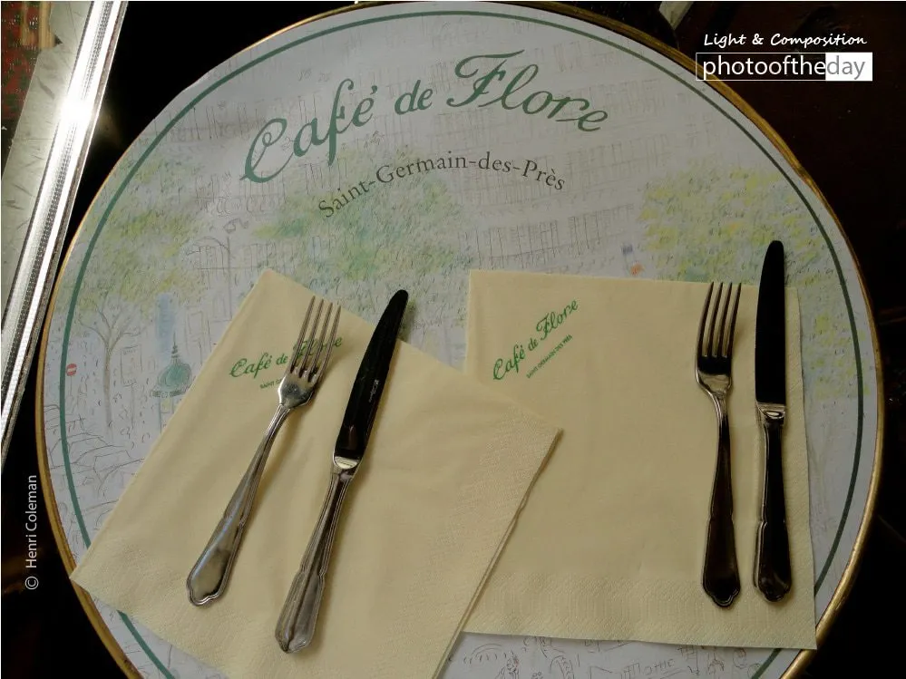 Lunch at the Flore by Henri Coleman