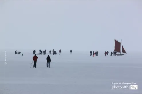 Sailing on Ice, by Jens Hieke - Ice Photography, Adventure Photography, Photo of the Day, Photography Awards, Art Photography