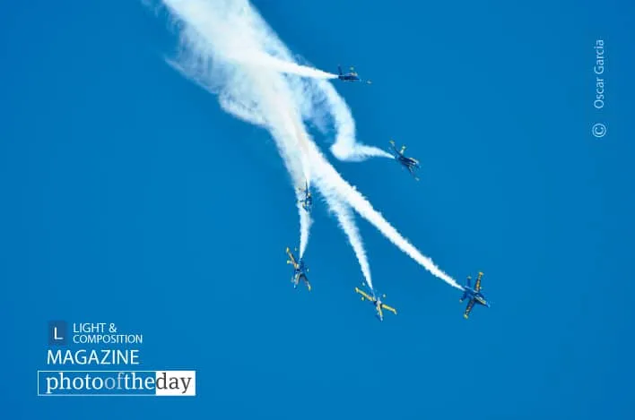 Blue Angels Flower by Oscar Garcia