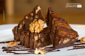 Choco Walnut Cake by Bashar Alaeddin