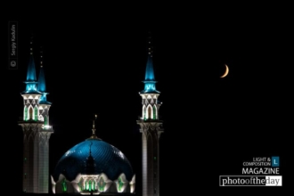 Kazan Kremlin at Night by Sergiy Kadulin