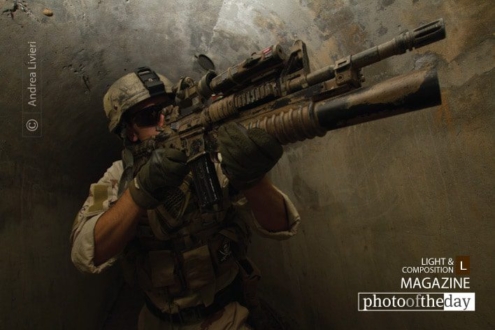 Softair Soldier, by Andrea Livieri - Photojournalism, Photography, Portrait Photography, Award Winning Photography, Light & Composition