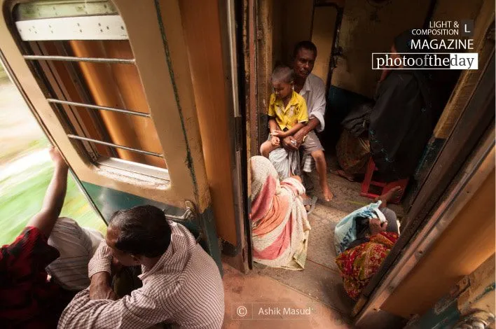 The Daily Train Riders by Ashik Masud