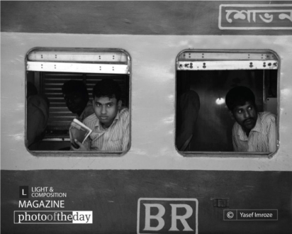 A Ride Back Home, by Yasef Imroze - Photojournalism, Black and White Photography, Photography Awards, Photo of the Day, Art Photography