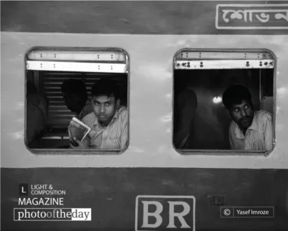 A Ride Back Home, by Yasef Imroze - Photojournalism, Black and White Photography, Photography Awards, Photo of the Day, Art Photography