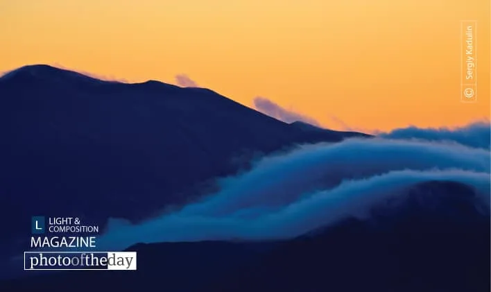 Foggy Sunset of Kamchatka by Sergiy Kadulin