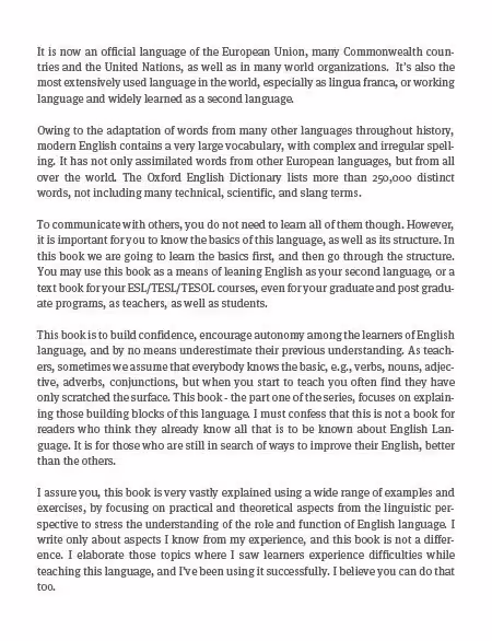 Understanding the Building Blocks of English Language - English Language, English Grammar, Learn English, English Book, Language Learning