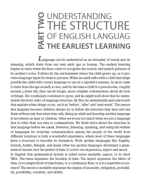 English grammar, English language, learn English, English structure, grammar book - Understanding the Structure of English Language Understanding the Structure of English Language - English grammar, English language, learn English, English structure, grammar book