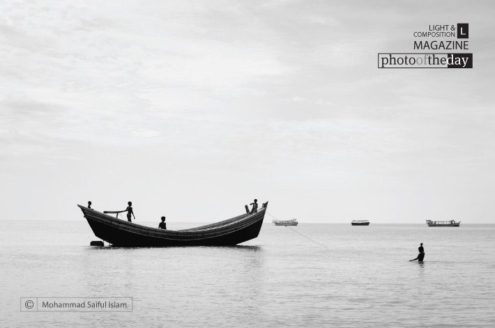 Life and the Sea, by Mohammad Saiful Islam - Photojournalism, Black and White Photography, Photography Awards, Documentary Photography, Online Photography Courses