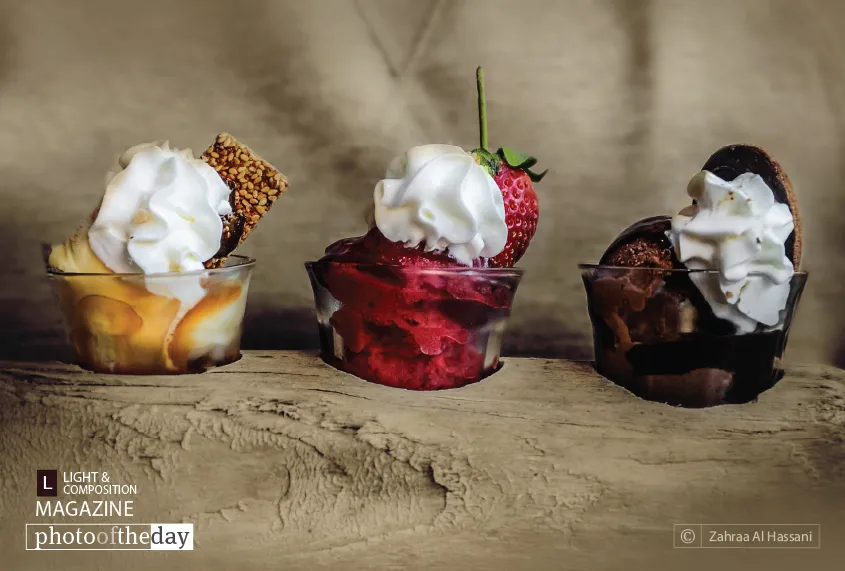 Celebrating with Ice Cream by Zahraa Al Hassani