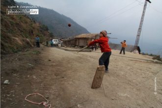 Cricket Fever at 3000 Meters by Dipanjan Mitra