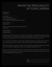 Know the Personality of Your Camera - Photography Tips, Camera Techniques, Artistic Photography, Photography Skills, Digital Photography
