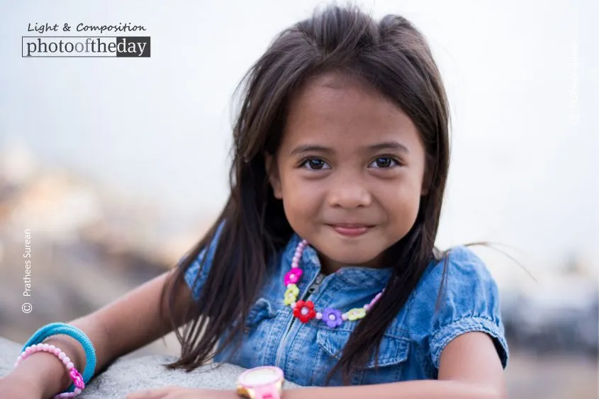 A Pretty Little Kid, by Prathees Surean - Portrait Photography, Photo of the Day, Photography Awards, Art Photography, Photojournalism