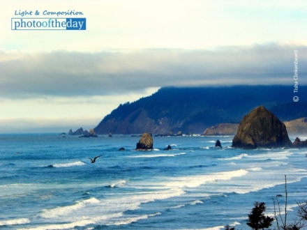 Haystack Rock, by Tisha Clinkenbeard - Landscape Photography, Photo of the Day, Haystack Rock, Photography Awards, Art Photography