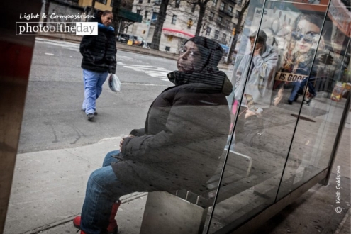 Bus Stop, by Keith Goldstein - Street Photography, Photojournalism, Photography Awards, Art Photography, Photo of the Day