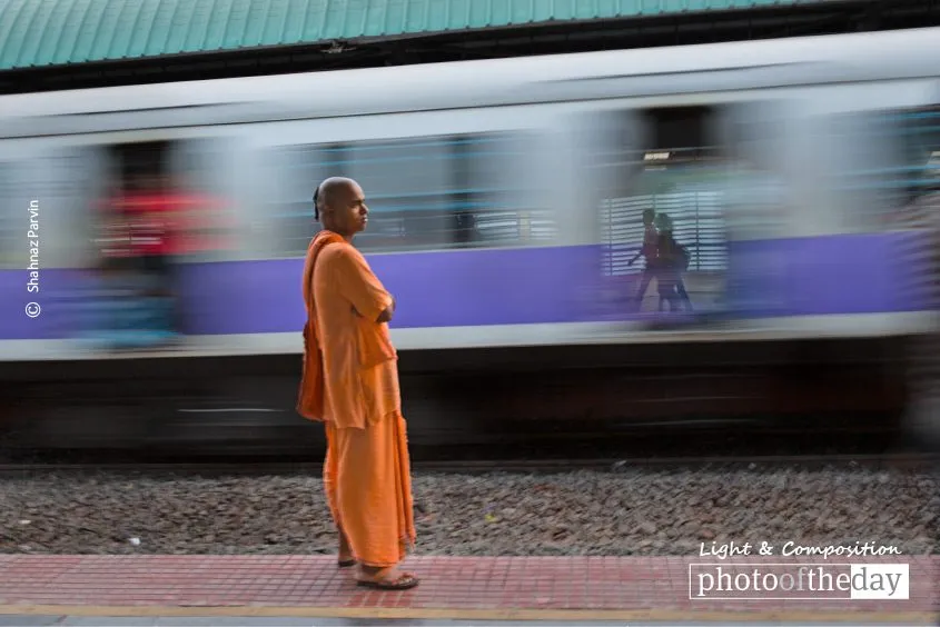 Standing on the Platform by Shahnaz Parvin