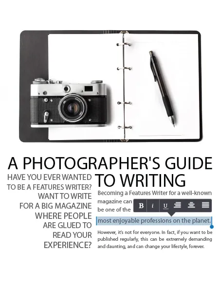 A Photographer's Guide to Writing - photography writing, photographer's writing, writing for photographers, photography blog writing, visual storytelling
