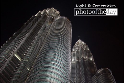 The Night View of Petronas by Sandeep Nair