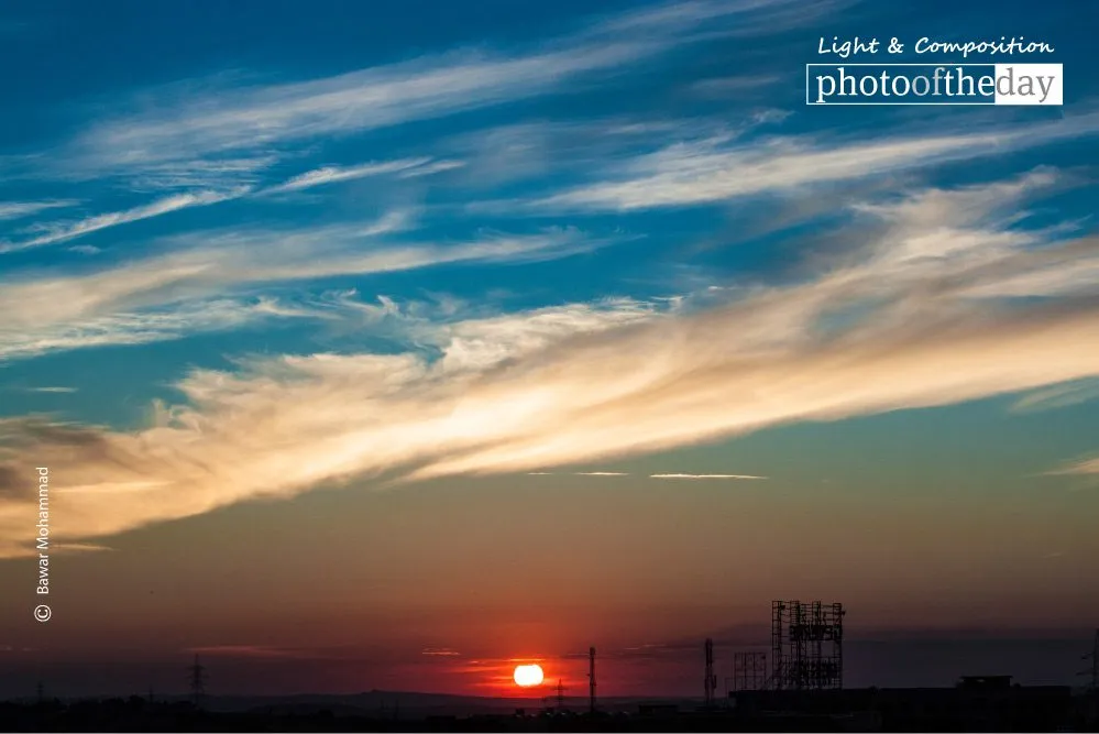 Sunset in Duhok, by Bawar Mohammad - Sunset Photography, Photo of the Day, Photography Awards, Photojournalism, Art Photography