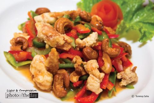 Cashew Nut Salad, by Tanmoy Saha - Food Photography, Photo of the Day, Photography Awards, Light & Composition University, Tanmoy Saha