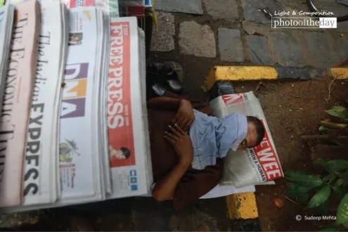 Time for a Short Nap, by Sudeep Mehta - Street Photography, Photojournalism, Photo of the Day, Sudeep Mehta, Documentary Photography
