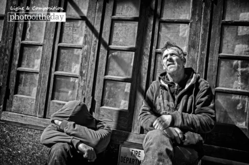 Construction Workers On Lunch Break by Keith Goldstein
