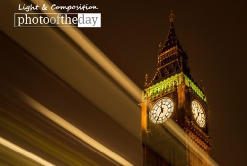Big Ben, by Ana Encinas - Night Photography, Award Winning Photography, Long Exposure Photography, Photo of the Day, Light & Composition University