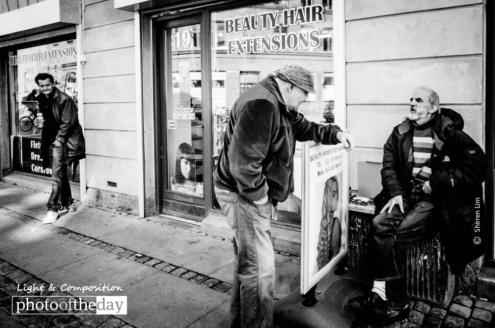 Three's Company, by Shirren Lim - Street Photography, Photojournalism, Photography Awards, Photo of the Day, Shirren Lim