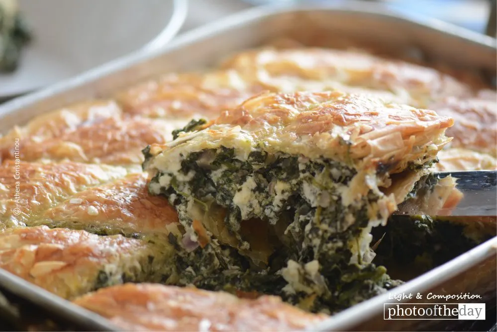 Spanakopita, by Athena Constantinou - Food Photography, Photography Awards, Photo of the Day, Award Winning Photography, Athena Constantinou