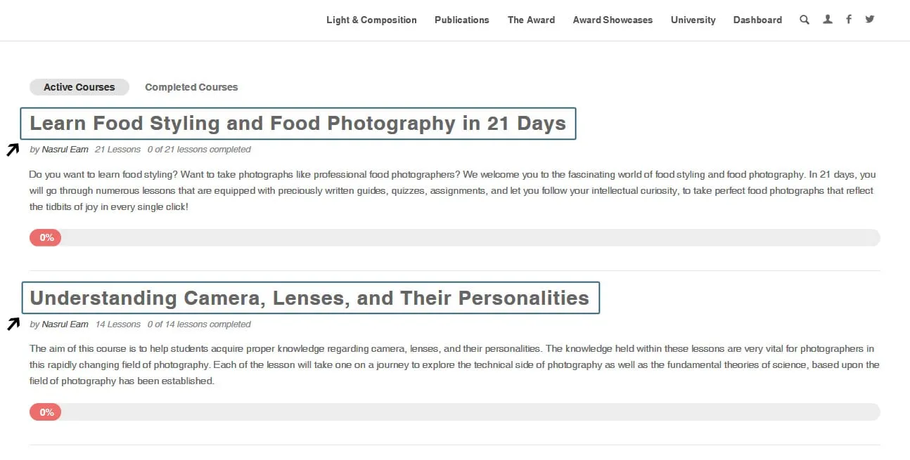 Getting Started with Your University Courses - Online Photography Courses, Photography Education, Art Photography, Photojournalism, Photography Awards
