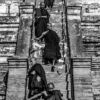 Staircase Monks, by Shirren Lim - Photojournalism, Black and White Photography, Photography Awards, Art Photography, Shirren Lim