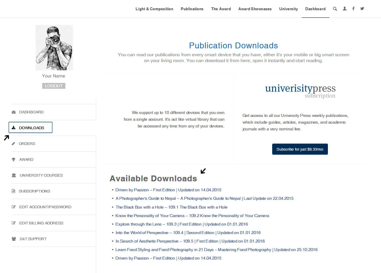 Getting Started with Publications and Subscriptions - Photography Publications, Online Photography Courses, Photography Awards, Photography Education, Art Photography