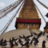 Wisdom Eyes and Pigeons, by Ryszard Wierzbicki - Travel Photography, Photo of the Day, Award Winning Photography, Ryszard Wierzbicki, Boudhanath