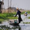 A Rower at the Floating Village, by Ryszard Wierzbicki - Travel Photography, Photojournalism, Art Photography, Photography Awards, Ryszard Wierzbicki