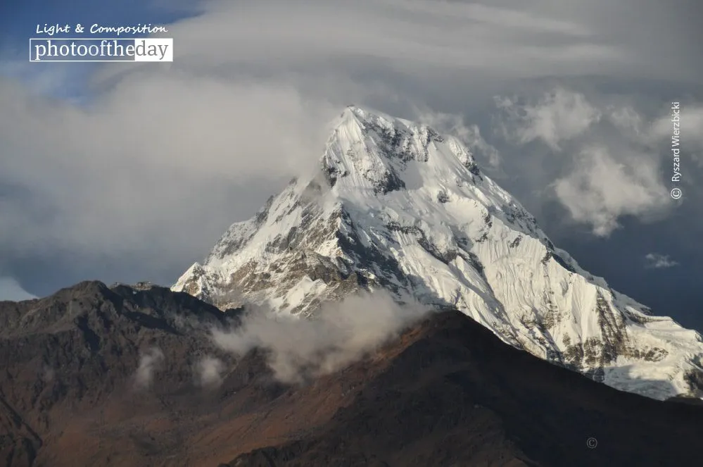 Annapurna South, by Ryszard Wierzbicki - Landscape Photography, Annapurna South, Himalayan Photography, Award Winning Photo, Ryszard Wierzbicki