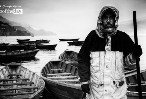 The Boatman from Pokhara, by Shirren Lim - Portrait Photography, Photojournalism, Pokhara Photography, Award Winning Photography,  Photography Awards